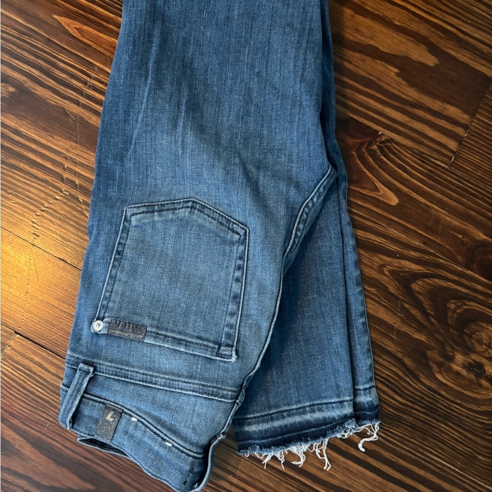 7 for all mankind high rise skinny jeans